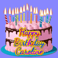 Happy Birthday Caroline GIF