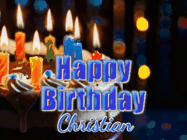 Happy Birthday Christian GIF