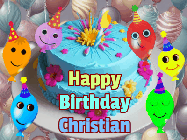 Happy Birthday Christian GIF