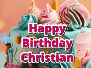 Happy Birthday Christian GIF