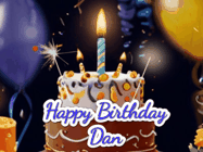 Happy Birthday Dan GIF