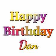 Happy Birthday Dan GIF