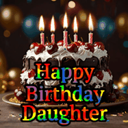 Happy Birthday Daughter GIF