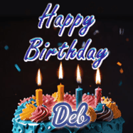 Happy Birthday Deb GIF