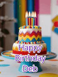 Happy Birthday Deb GIF