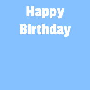 Happy Birthday Deb GIF: A silly animated Happy Birthday GIF with a smiling emoji rolling into scene and leaving behind a birthday cake.