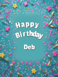Happy Birthday Deb GIF