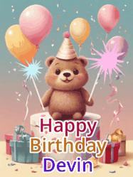 Happy Birthday Devin GIF