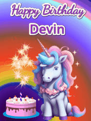 Happy Birthday Devin GIF