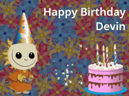 Happy Birthday Devin GIF