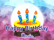 Happy Birthday Devin GIF