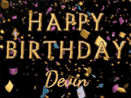 Happy Birthday Devin GIF