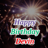 Happy Birthday Devin GIF
