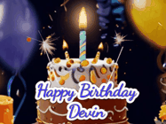 Happy Birthday Devin GIF