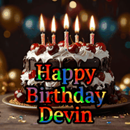 Happy Birthday Devin GIF