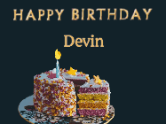 Happy Birthday Devin GIF