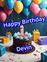 Happy Birthday Devin GIF