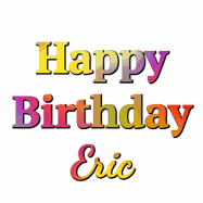 Happy Birthday Eric GIF