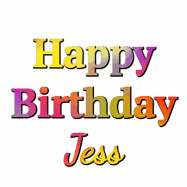 Happy Birthday Jess GIF