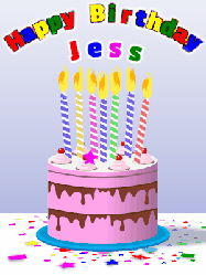 Happy Birthday Jess GIF