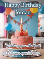 Happy Birthday Jordan GIF
