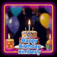 Happy Birthday Kimberly GIF