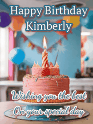 Happy Birthday Kimberly GIF