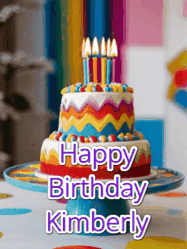 Happy Birthday Kimberly GIF