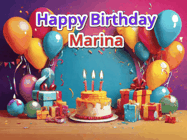 Happy Birthday Marina GIF