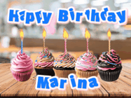 Happy Birthday Marina GIF