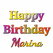 Happy Birthday Marina GIF