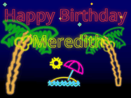Happy Birthday Meredith GIF