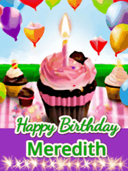 Happy Birthday Meredith GIF