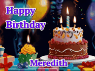 Happy Birthday Meredith GIF