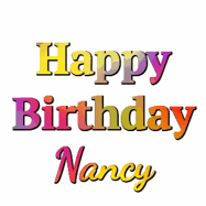 Happy Birthday Nancy GIF