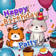 Happy Birthday Patty GIF