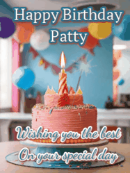 Happy Birthday Patty GIF