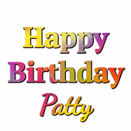 Happy Birthday Patty GIF