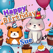 Happy Birthday Sue GIF