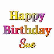 Happy Birthday Sue GIF