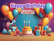 Happy Birthday Susan GIF