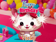 Happy Birthday Vicky GIF