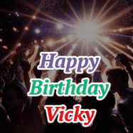 Happy Birthday Vicky GIF