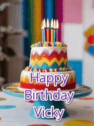 Happy Birthday Vicky GIF