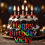 Happy Birthday Vicky GIF