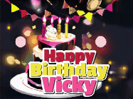 Happy Birthday Vicky GIF