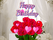 happy birthday flowers gif 15