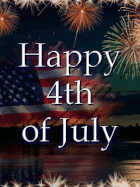 July 4th GIF with sparklers above and below