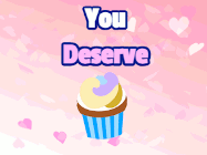 you deserve a thank you cupcake