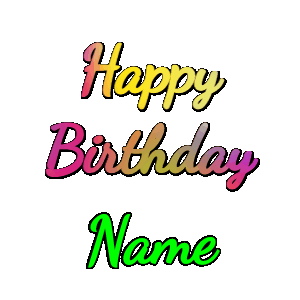 Happy Birthday GIF:Animated Birthday Fireworks